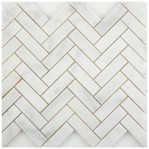 Herringbone White
