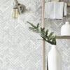 Herringbone White