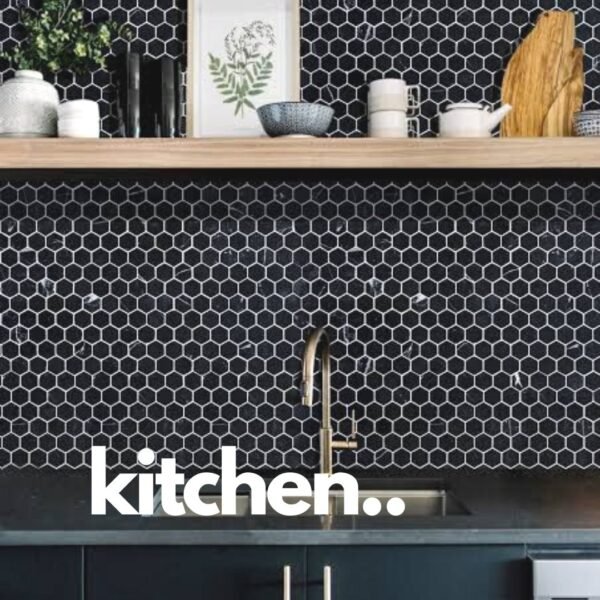 Hexagon Black