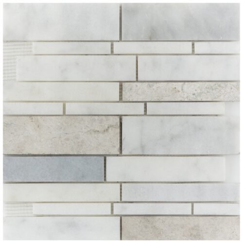 White Silver Grey Mix