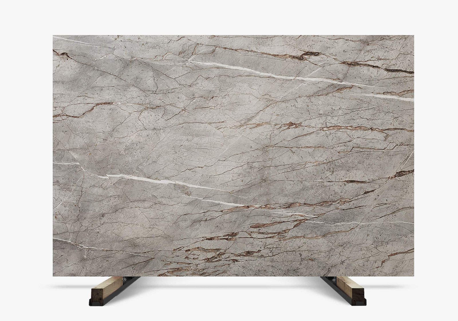 Himalayan-Crystal-Marble-Slab-on-stand_3.jpg Himalayan Crystal slabs
